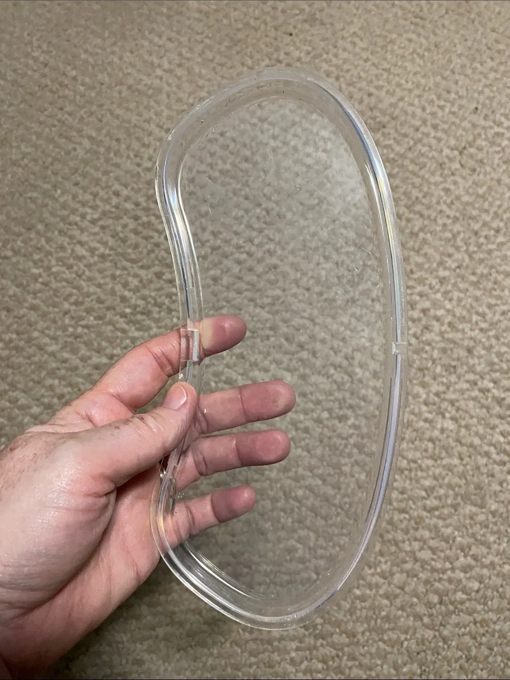 Skip Hop activity center clear view panel, plastic snack tray replacement panel